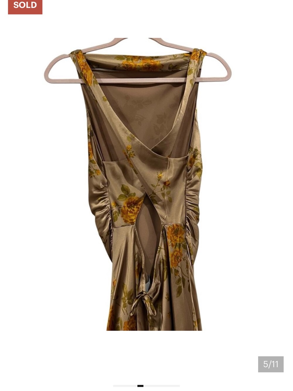Reformation Anaiis Silk Dress - NWT NEW - Picture 5 of 9
